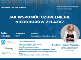 Bezpłatny webinar “Jak wspomóc uzupełnienie niedoborów żelaza”