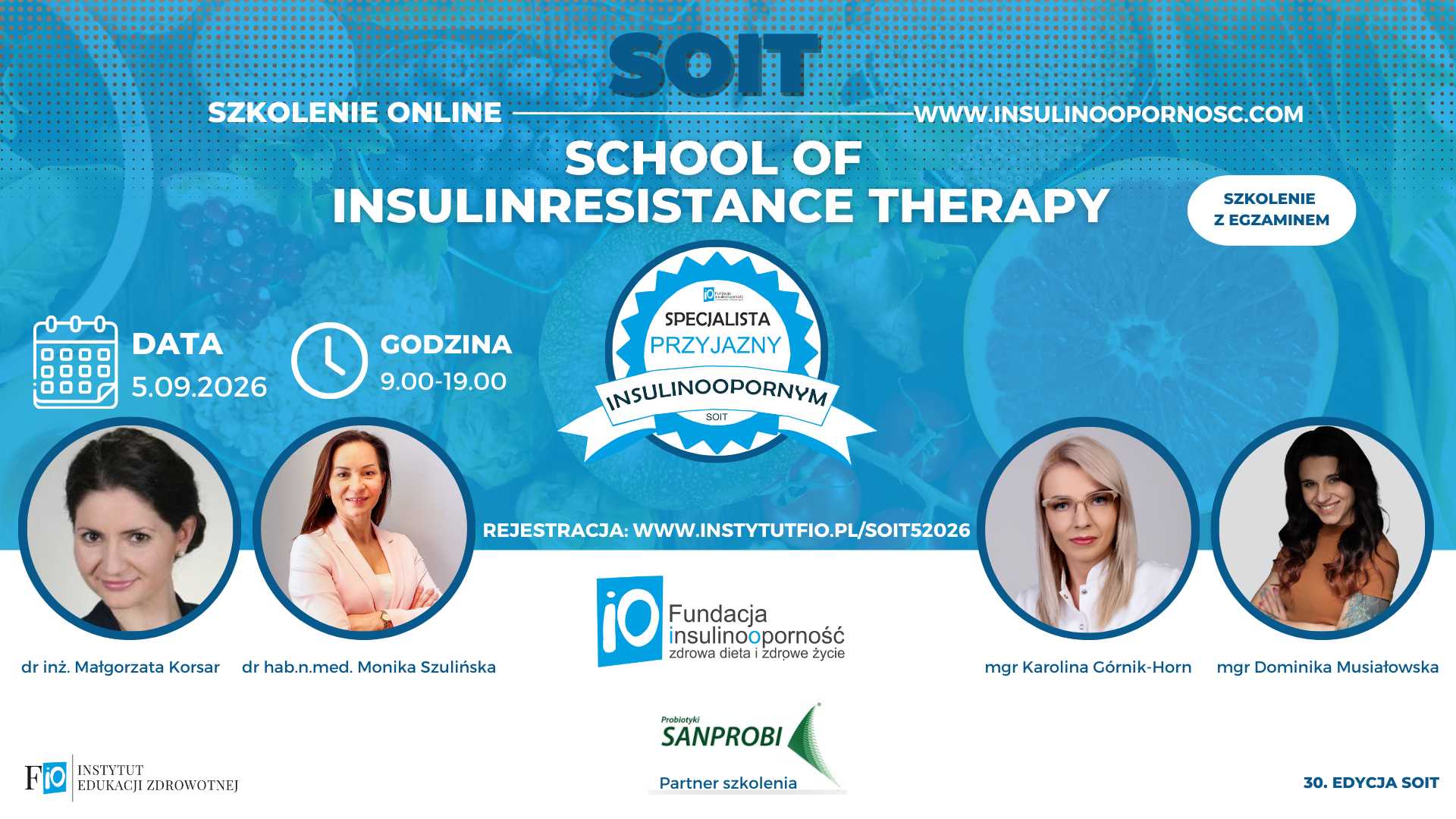 SOIT – School of Insulinresistance Therapy "Specialist Friendly to Insulin Resistance" – May Edition Ahead!